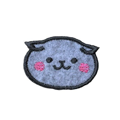 刺繍ワッペン にゃんこ【たれみみ】 ワッペン・アップリケ MONSTER 