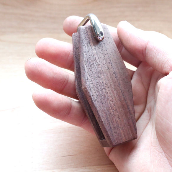 木製キーケース【ウォルナット】 2枚目の画像