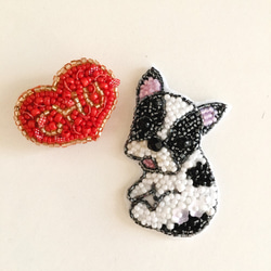 新品　フレンチブルドッグのビーズのストラップ　写真が下手でスミマセ 新品 フレンチブルドッグのビーズのストラップ 写真が下手でスミマセ