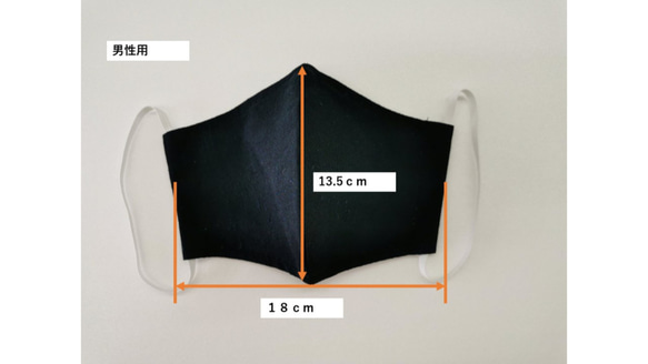 ハンドメイド　コイケマスク　Mサイズ　CKM-12 5枚目の画像