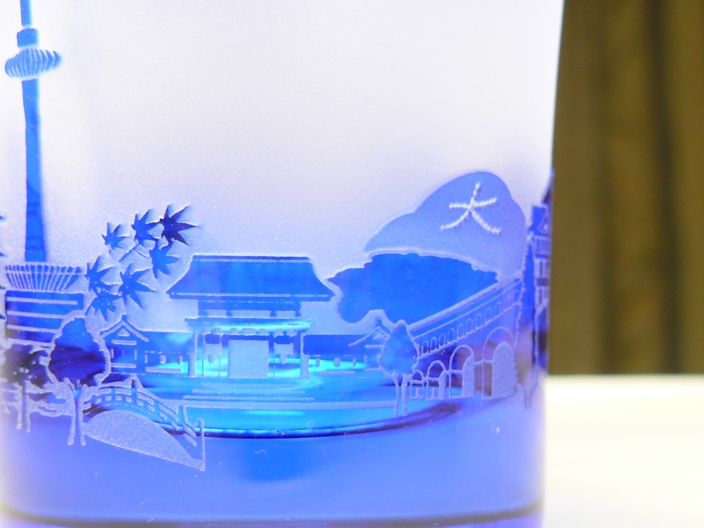 △  星降る京の都のタンブラー～１２星座 　青（1個）