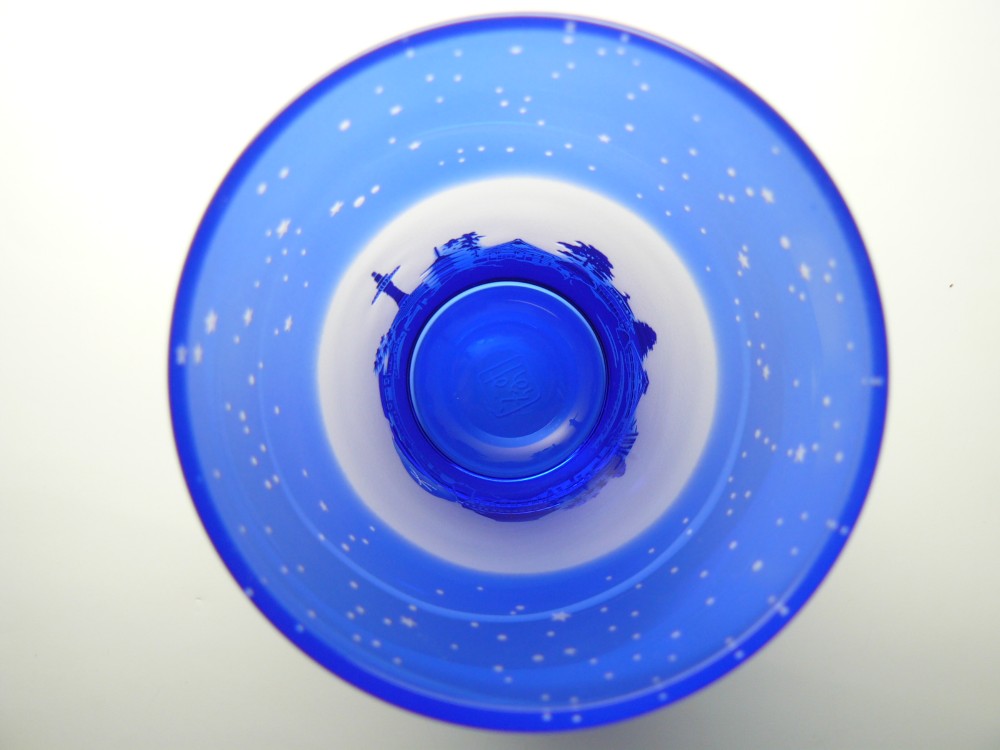 △  星降る京の都のタンブラー～１２星座 　青（1個）