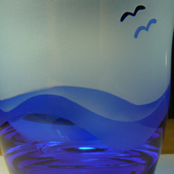 海和自由玻璃淺藍×海鷗藍B（1個） 第4張的照片