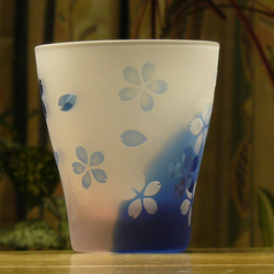 櫻自由玻璃（A）藍色×粉紅（1） 第1張的照片