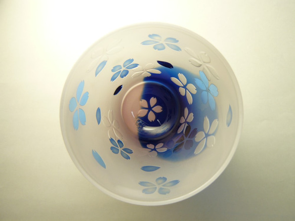 櫻自由玻璃（A）藍色×粉紅（1） 第5張的照片