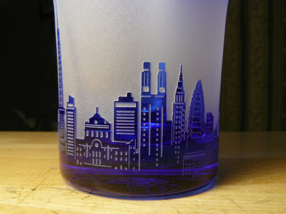 花火の街のタンブラー(東京）　 青（1個） 7枚目の画像