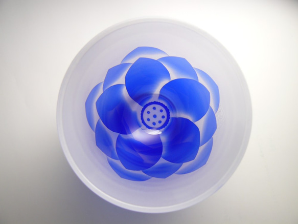 蓮花免費玻璃藍色B（1） 第5張的照片