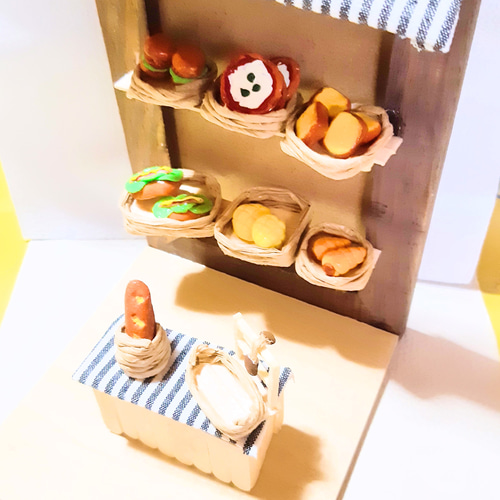 フェイクフードなミニチュアパン屋ドールハウス その他