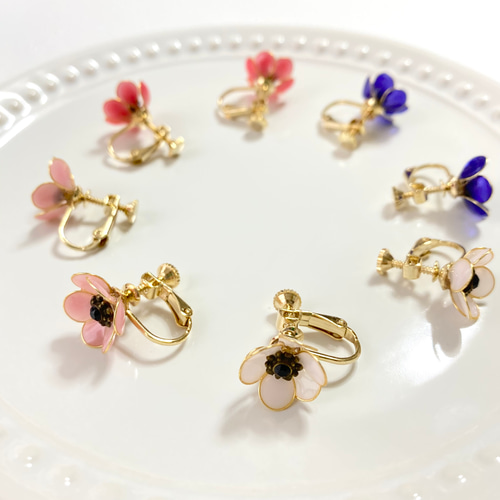 なっちゃん♡coussinet♡MOAフラワーモチーフピアス なっちゃん様専用♡coussinet♡MOAフラワーモチーフピアス