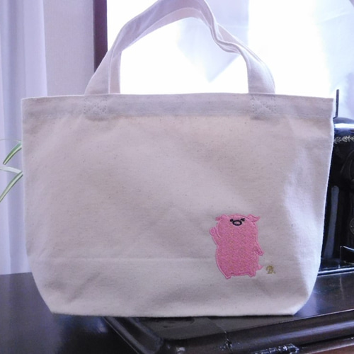 こゆびたべる　直筆サイン入り　キャンバスアート　トートバッグ こゆびたべる 直筆サイン入り キャンバスアート トートバッグ