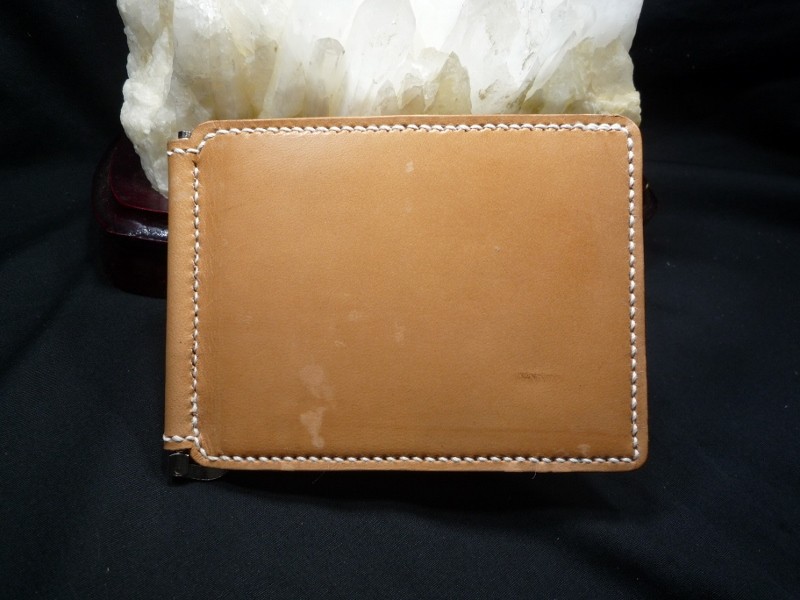 本革マネークリップ