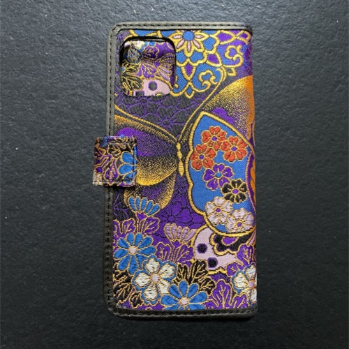 西陣織と本革のスマホケース スマホケース・カバー masa 通販 12929247