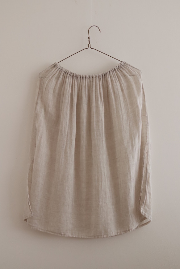 【再販】リネン100%　ペチコート 6枚目の画像