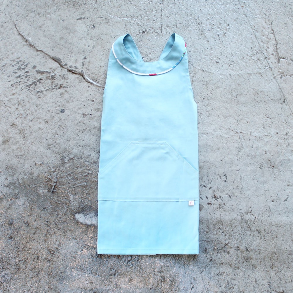 KIDS WORK APRON【1-5歳までずっと使える子供用エプロン】SKY BLUE - 空のあお