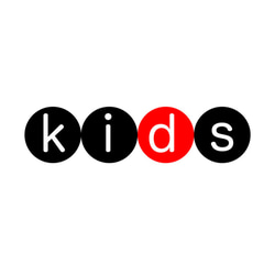 Tシャツ 『 kids 』 ネーム in サークル (横) 半袖 前面 男の子 女の子 キッズ ジュニア 3枚目の画像