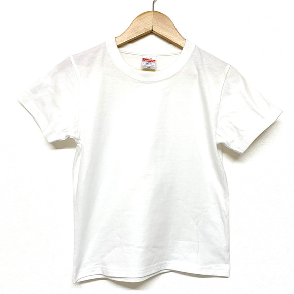 Tシャツ 『 KIDS 』 シンプルネーム type3(背面） 半袖 男の子 女の子 キッズ ジュニア 2枚目の画像