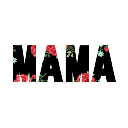 Tシャツ 『 PAPA MAMA KIDS BABY 』 ローズ(バラ)ネーム 前面 半袖 組み合わせ自由 セット 親子 5枚目の画像