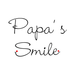 Tシャツ 『 Papa 』 Smile1 半袖 前面 メンズ 3枚目の画像