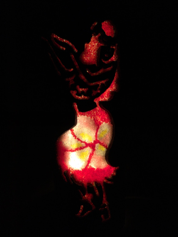 竹明かり•竹灯籠　「フラガール」　（オーダー可能） 1枚目の画像