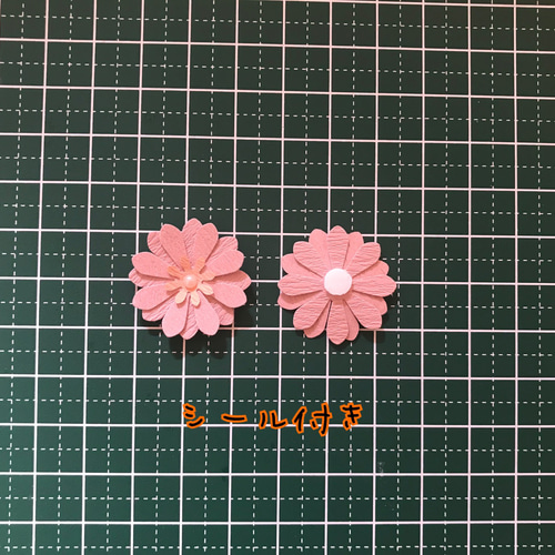 ペーパークラフト 花 シール付き‼︎お値段見直しました‼︎ 型紙 Rube