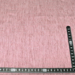 ピンク色のビスコースリネン K28輸入生地 イタリア製 3枚目の画像