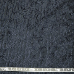 毛足が長いポリエステル100％生地 紺色 K61輸入生地 スイス製 2枚目の画像