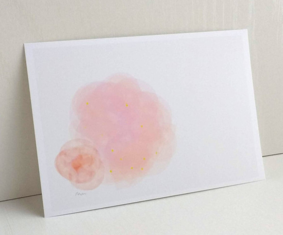 可愛的“花粉色”明信片/3 件套 Naturaco 第1張的照片