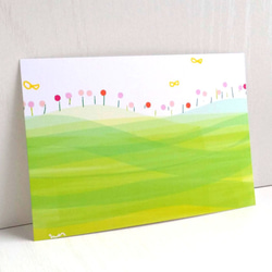 春が来た　spring　Flower　ポストカード/3枚セット　ナチュラコ 1枚目の画像