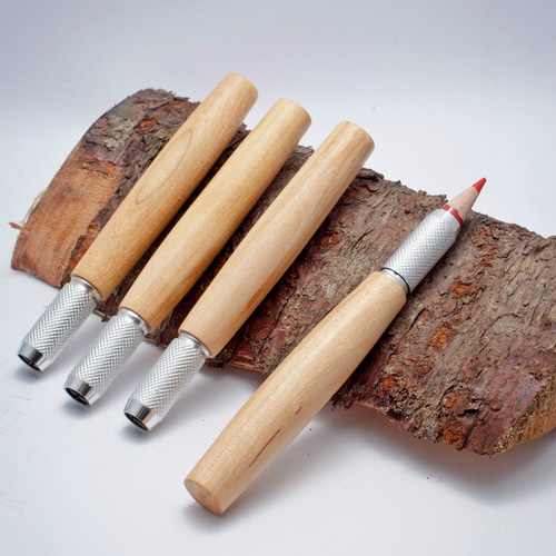 文具 文房具 天然木 ヤマザクラ 鉛筆補助軸 エクステンダー ペン・筆記