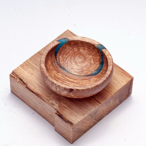 竹製トレイ、木製デコレーションボウル、木の器5点まとめて ケーキ皿