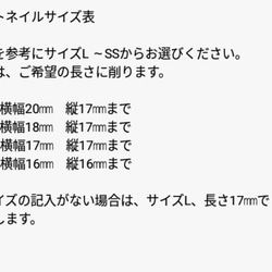 波/フットネイルチップ 親指２枚 4枚目の画像