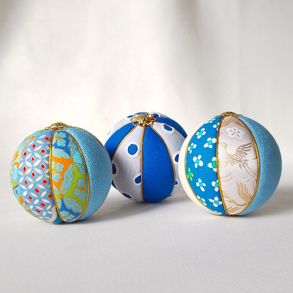 真理【 まり 】 てまり 手毬 木目込み 置き飾り 吊るし飾り ちりめん