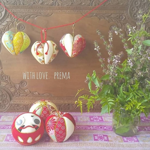 真理【 まり 】 てまり 手鞠 手毬 木目込み 置き飾り 吊るし飾り 吊り