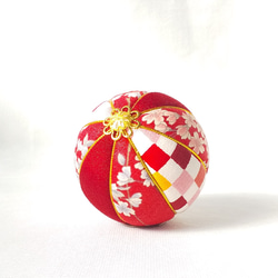 秋桜　手鞠　季節飾り 221ccf281cd383efa46616cc4dc524