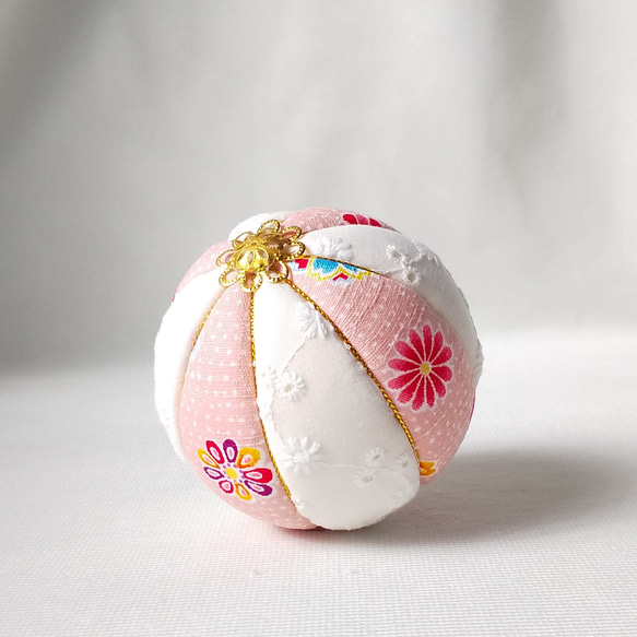 真理【 まり 】てまり 木目込み 置き飾り 吊るし飾り ️ 送料