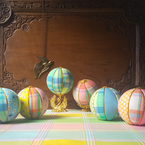 真理【 まり 】てまり 木目込み 置き飾り 吊るし飾り ️ 送料無料 追跡