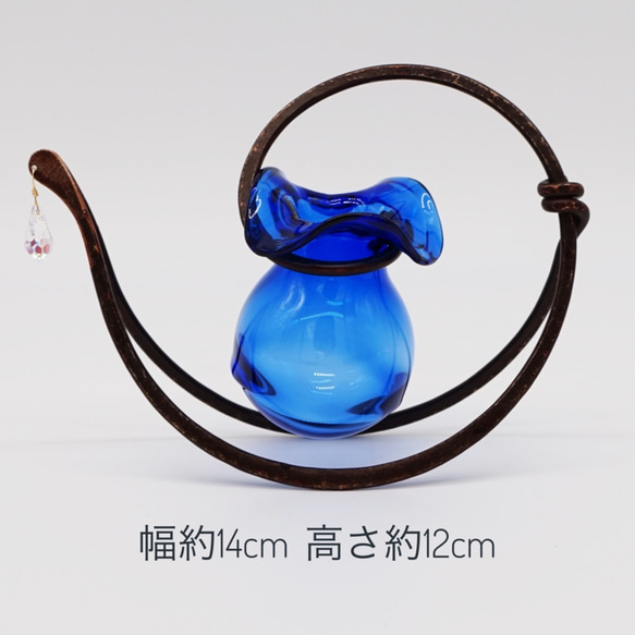 ゆれる花瓶 GONDOLA（ゴンドラ）ブルー 3枚目の画像