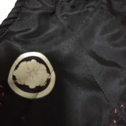 着物リメイク※男物羽織と女物羽織裏からリバーシブルキルティングベスト 4枚目の画像