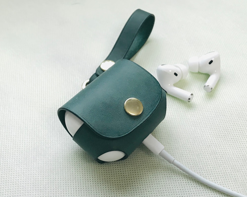 AirPods Pro （エアーポッズ プロ）ケース 緑系（ブルーグリーン