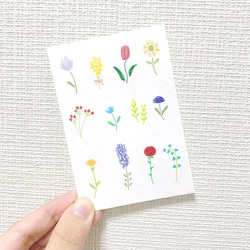 【120円オフ】個性いろいろなお花タトゥーシール 5枚目の画像