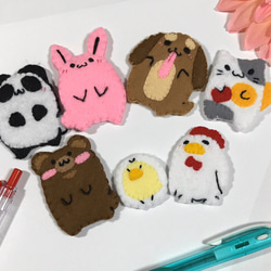 Life is Fun!』オリジナルフェルトバッジ ブローチ モノ 通販 8512458