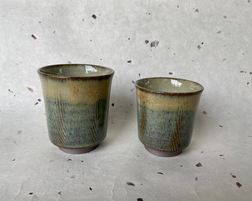 小岱焼　二代　近重 治太郎　茶碗　共箱 小岱焼二代近重 治太郎茶碗共箱