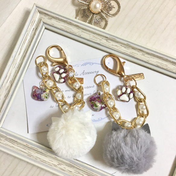 ☆sweetsいっぱいフリル猫ちゃんチャーム☆A 【公式通販】