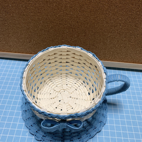 クラフトバンド カップ＆ソーサー② フリーボックス・小物入れ Kaori