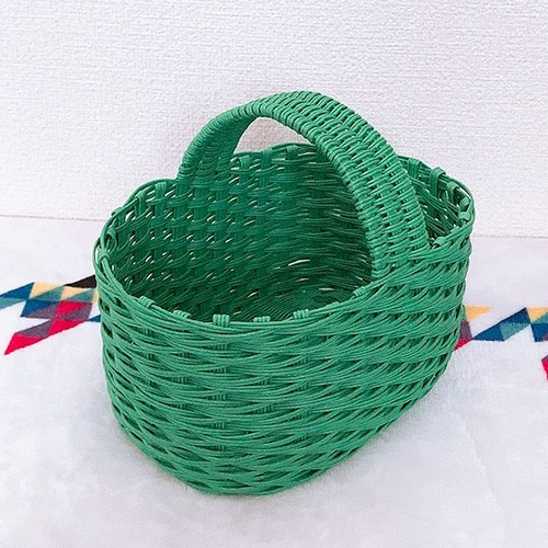 確認用  クラフトバンドかごバスケット 74fc2ddb2709b2e1fe97414ad358b9