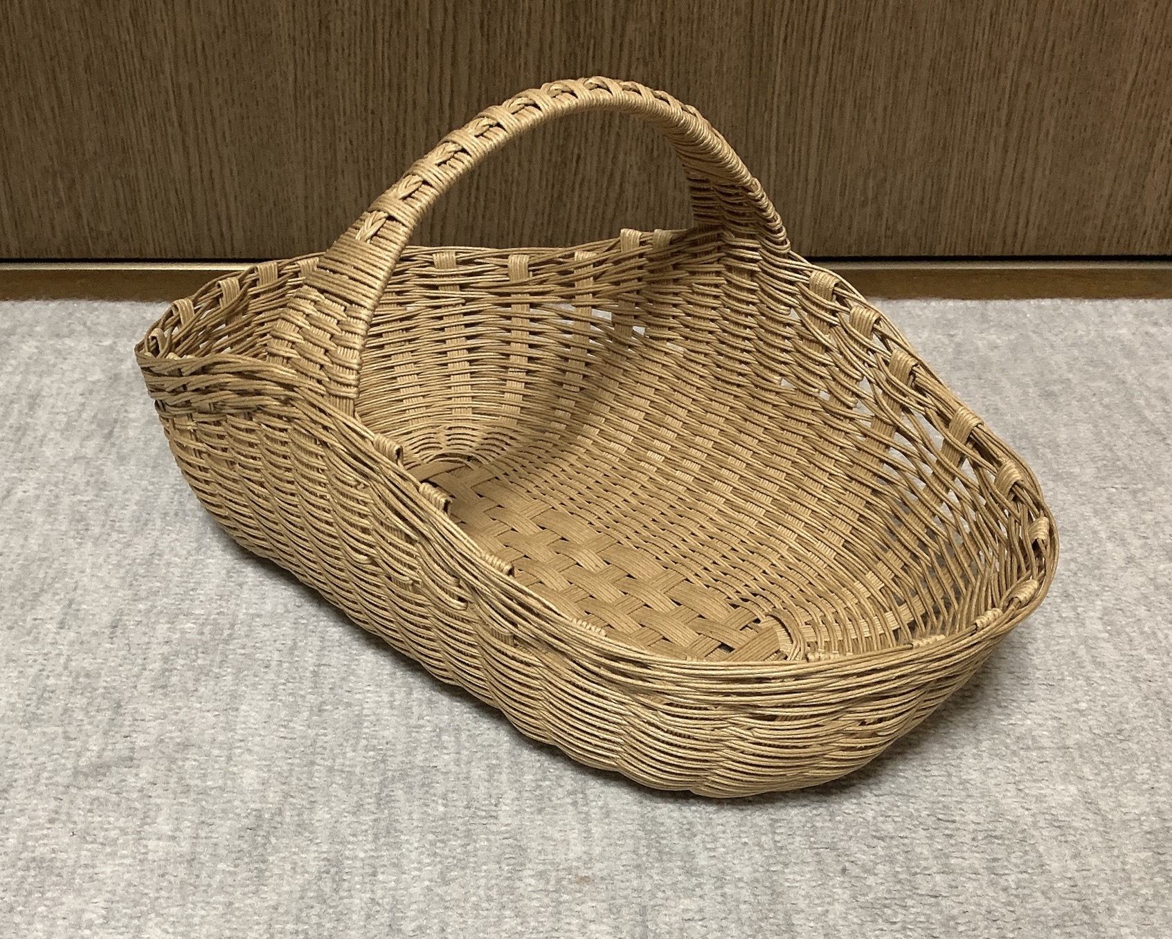 にょみ様用クラフトバンドで作ったバスケットかご にょみ様用クラフト