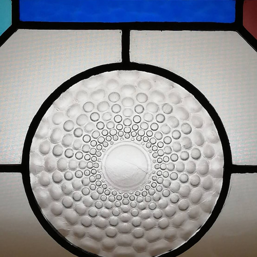 ステンドグラスパネル　ロンデルモザイク(1465) ステンドグラスパネル ロンデルモザイク(1465) ステンドグラス