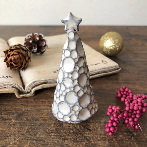 ☆陶器のクリスマスツリー 大A クリスマスツリー こまもん工房 ☆陶器のクリスマスツリー 大A クリスマスツリー こまもん工房