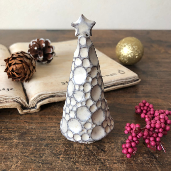 ☆陶器のクリスマスツリー 大A クリスマスツリー こまもん工房 通販