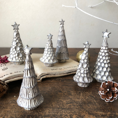 ハンドメイド陶器クリスマスツリー - メルカリ